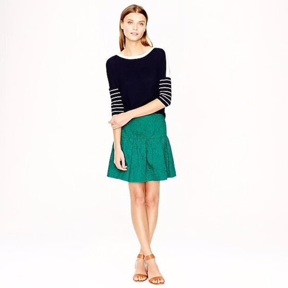 J. Crew Womens Matelasse Drop-Waist Skirt Size 0 - Picture 1 of 9